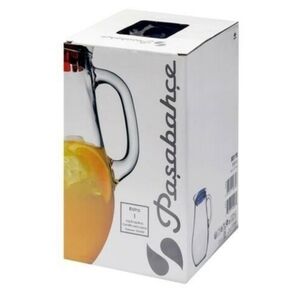 PASABAHCE BISTRO Glass Pitcher w/Handle